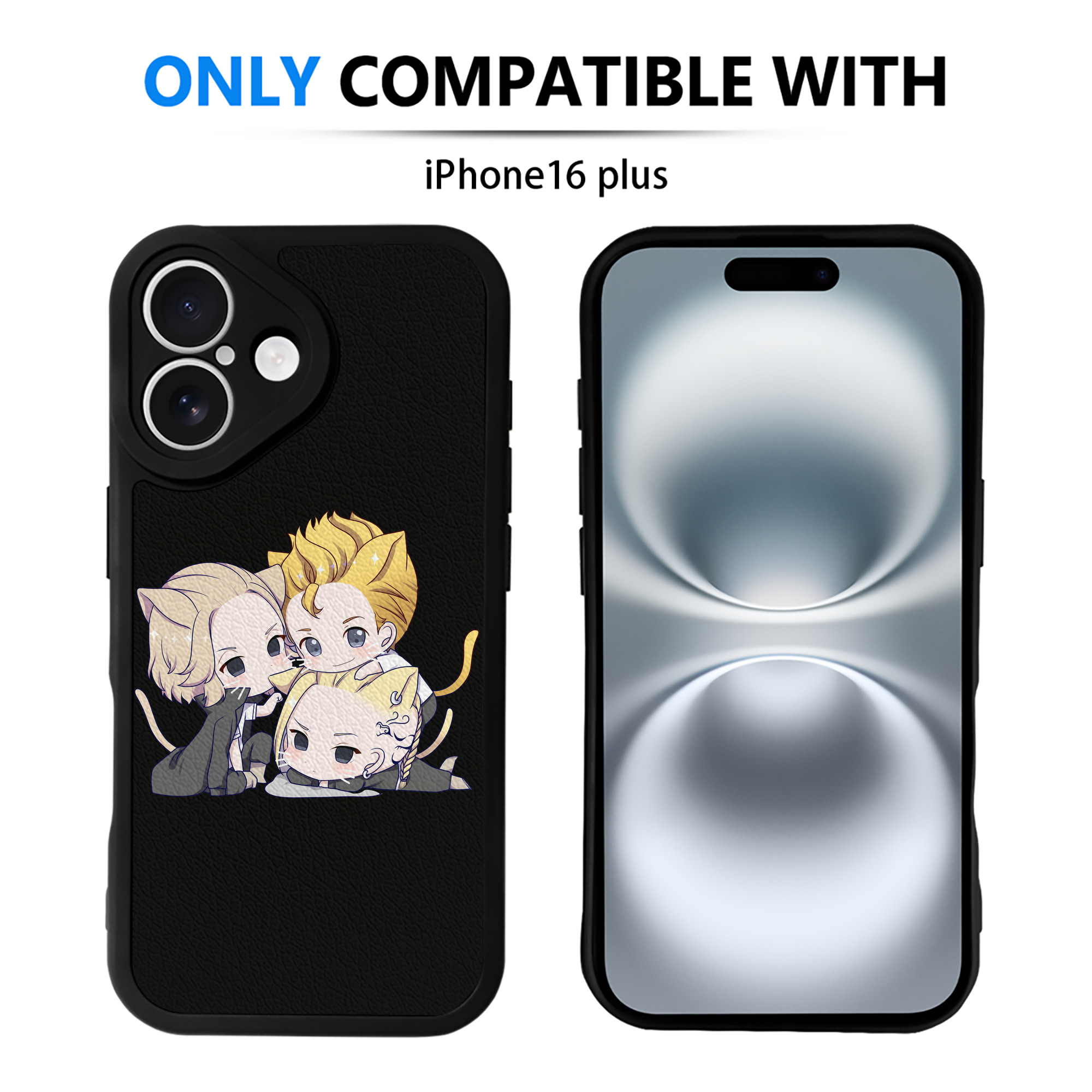 （画像用） 東京リベンジャーズ Tokyo Revengers 【iPhone 16シリーズ対応】シリコンスマホケース（レザー調） 材質：シリコン